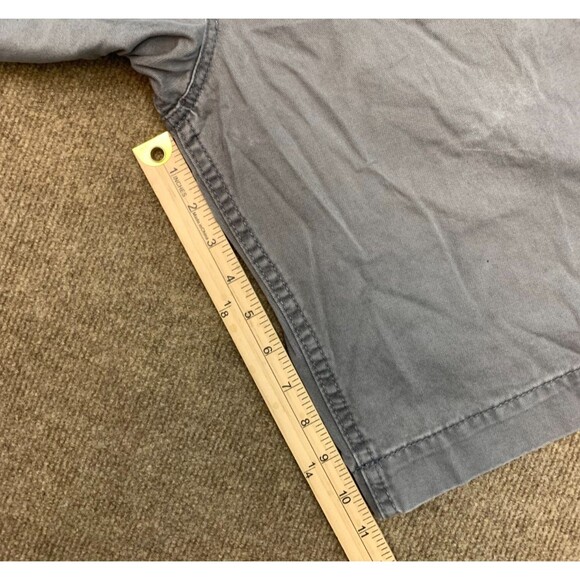 American Eagle Shorts Mens 30 Flat Front Lived In Chino Longer Length Cotton - Picture 6 of 9